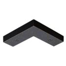 1 Circuit Track To Track Connection Black Polycarbonate Right Angle Joiner Track Light Connector