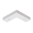 1 Circuit Track To Track Connection White Polycarbonate Right Angle Joiner Track Light Connector