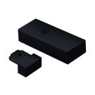 1 Circuit Track To Track Connection Black Polycarbonate End Feed/dead End Track Light Connector