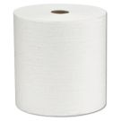 Hard Roll Towel 8 In X 1000 Ft White 1 Ply - 12 Rolls Per Case