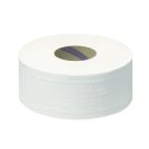Jumbo JRT Bath Tissue Roll 3.55 Inch Square x 1,000 Foot Roll Length 3.25 Inch Core 2-Ply White 12 Rolls Per Case