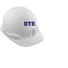 Hard Hat Cap Style White Non Vented with Blue DTE Logo