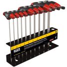 6" SAE Ball End T-handle Set With Stand