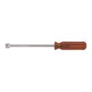 7/16" Nut Driver, 6" Shaft, Brown Plastic Handle