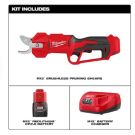 M12 Brushless Pruning Shears Kit