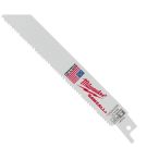 6x3/4 8/12 TPI Bi-Metal Straight Back Reciprocating Saw Blade