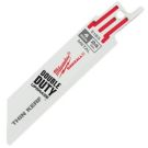 4x3/4 24 TPI Straight Back Reciprocating Saw Blade