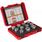 1/0 AWG - 750 MCM Aluminum Bushing Kit For M12-M18 Cable Strippers, THHN/XHHW, 11 Dies, Carrying Case
