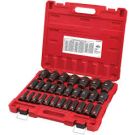 SHOCKWAVE 1/2 in. Drive Metric 6 Point Impact Socket Set (29-Piece)