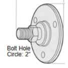 Air Line Regulator Mounting Bracket Kit for 1/4”, 3/8”, 1/2”, 3/4”, and 1” 1000/4000/5000 Series Aluminum Regulators