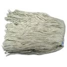 24oz 21" White Cotton Economical Saddle Mop Head