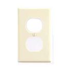 2 Gang Ivory Smooth Thermoplastic Wall Plate