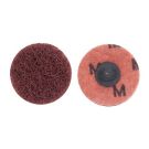 2 Inch Quick Change Disc Aluminum Oxide Medium Grit TR Type III Maroon Bear-Tex