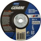 6" X 3/32" X 5/8" - 11" Gemini Extra Coarse Grit Aluminum Oxide Type 27/42 Depressed Center Cut-Off Wheel