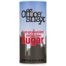 Office Snax Reclosable Canister of Granulated, Pure Sugar, 3 - 20 Ounce Canisters Per Pack