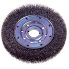 8 Inch Steel Crimped Wide Face Wire Wheel Brush