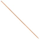 15/16" Diameter X 60" Long Threaded Wood Broom Handle With Wood Threads