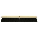 24" Tampico Bristle Black Medium Sweeping Floor Broom