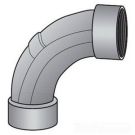 1-1/4 Male/Female Thread Malleable Iron Conduit Bushed Elbow
