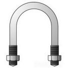 2 Inch Steel Conduit U-Bolt
