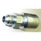 1/2 Inch 37 Deg Male Flare X 3/8 Inch Hose Steel Hose Fitting