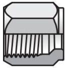 5/8 Inch Steel Flareless Tube Nut
