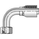 16 MM Female Thread X 1/2 Inch 24 Deg Female Flare 90 Deg Hose Elbow