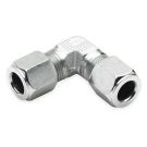 Ferulok 90 Deg Union Elbow, 1" Male Flareless x 1" Male Flareless, 3000 PSI, Steel
