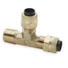 1/4 Inch Compression X 1/4 Inch Compression X 1/8 Inch MNPT 150 PSI Stainless Steel Tube Tee