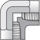 1/4 Inch FNPT X 1/4 Inch FNPT 5000 PSI Steel 90 Deg Pipe Elbow