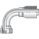 15 MM Female Swivel Ball Nose X 1/2 Inch Hose Steel 90 Deg Hose Elbow