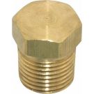 3/8 Inch MNPT 1000 PSI Brass Pipe Plug