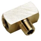 1/4 Inch FNPT X 1/4 Inch FNPT X 1/4 Inch MNPT 1000 PSI Brass Pipe Tee