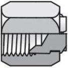1 1/2 Inch 37 Deg Female Flare 3000 PSI Steel Tube Cap