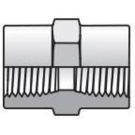 3/4 Inch FNPT X 3/4 Inch FNPT 4000 PSI Steel Pipe Coupler
