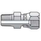 1/4 Inch 37 Deg Female Flare Swivel X 1/4 Inch MNPT 6000 PSI Steel Tube Connector