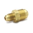 1/4 Inch 45 Deg Flare X 3/8 Inch 45 Deg Flare 0 Brass Tube Union