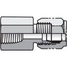 3/8 Inch Male Flareless X 1/2 Inch FNPT 5000 PSI Stainless Steel Tube Connector