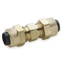 3/8 Inch Compression X 3/8 Inch Compression 150 PSI Brass Tube Union