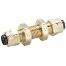 3/8 Inch Compression X 3/8 Inch Compression 150 PSI Brass Tube Union