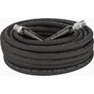3/8 Inch ID x 5/8 Inch OD x 50 Foot Long 3,000 PSI Neoprene High Temp and High Pressure Washer Hose. 3/8" NPT Male Rigid Fitting x 3/8 NPT Male Swivel Fitting - -40 to 250F Temperature Rating