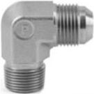1/2 Inch 37 Deg Male Flare X 3/8 Inch Male Bspt 4500 PSI Steel 90 Deg Tube Elbow