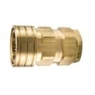 1 1/2 Inch Quick Connect X 1 1/2 Inch FNPT 1500 PSI Brass Quick Coupler