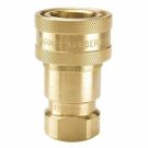 3/4 Inch Quick Connect X 3/4 Inch FNPT 2200 PSI Brass Quick Coupler