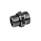 22 MM 24 Deg Flareless X G3/4a Inch Mbssp 250 Bar Steel Tube Connector