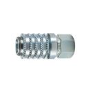 1/8 Inch Quick Connect X 1/4 Inch FNPT 6000 PSI Carbon Steel Quick Coupler