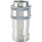 SM Series Quick Coupler, 1/2" Quick Connect x 1/2" Female FNPT, 6000 PSI, Steel