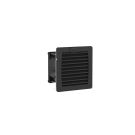 PF 11000 Filterfan 4.0, 17 CFM, 24 VDC, IP 54 NEMA 12, RAL 9011 Black Grill, Size 1, Cut-out Size (in) 3.62 x 3.62