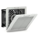 PF 11000 Filterfan 4.0, 17 CFM, 24 VDC, IP 54 NEMA 12, RAL 7035 Light Grey Grill, Size 1, Cut-out Size (in) 3.62 x 3.62