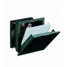 PF 22000 Filterfan 4.0, 38 CFM, 230 VAC, IP 54 NEMA 12, RAL 9011 Black Grill, Size 2, Cut-out Size (in) 4.92 x 4.92